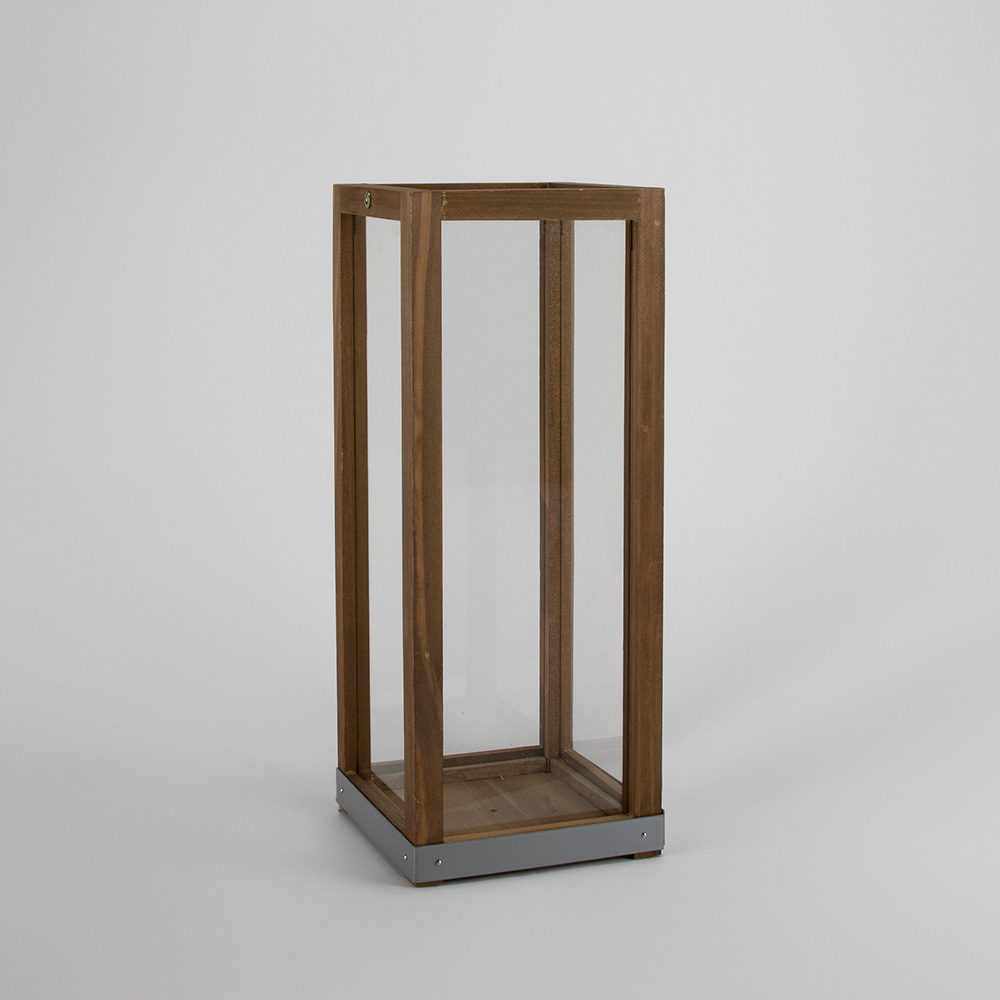Dark Wooden Lantern